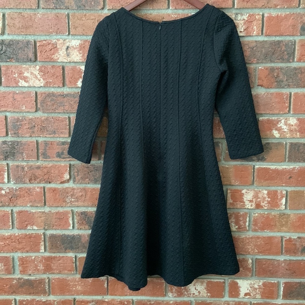 The Limited Black Textured Fit & Flare Dress - Picture 5 of 5